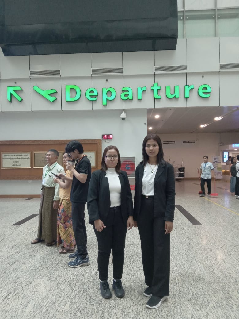 Global F.O.R candidates at the airport